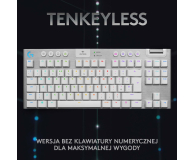 Logitech G915 TKL Lightspeed Tactile biały - 578795 - zdjęcie 8